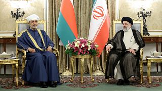 دیدار سلطان عمان با ابراهیم رئیسی در تهران در مماه مه میلادی