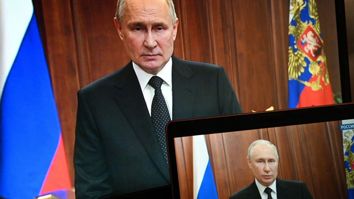 Putin bei TV-Ansprache