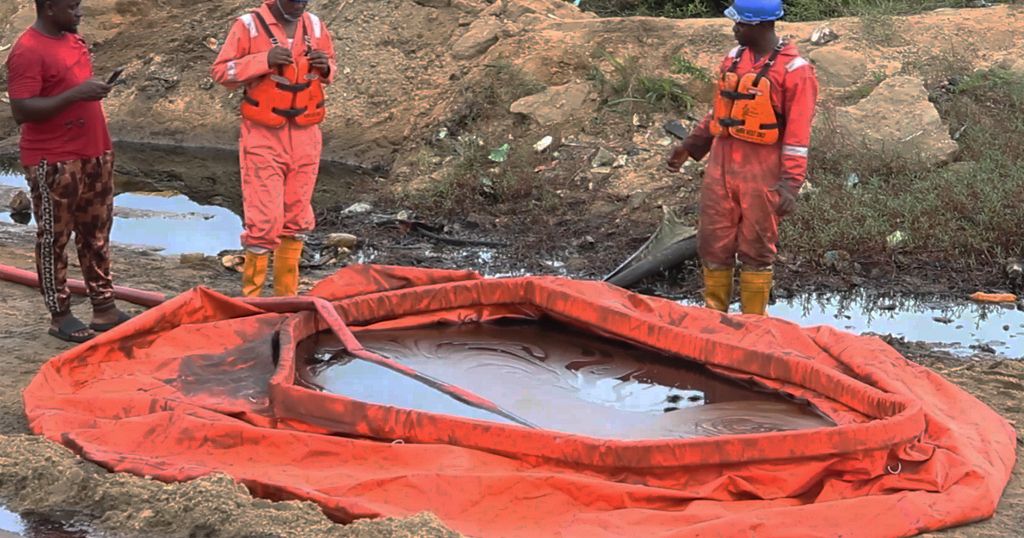 Oil spill from Shell pipeline fouls farms and a river in a long-polluted part of Nigeria