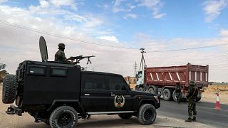 قوات الأمن الليبية في مدينة مصراتة شمال غرب ليبيا.