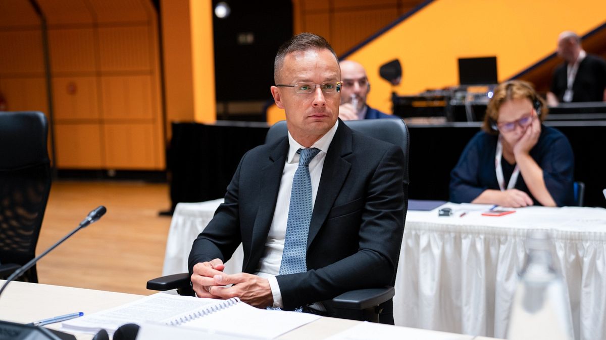 Péter Szijjártó, Hungary's foreign affairs minister, urged his counterpart to "exert pressure on Ukraine" and remove OTP Bank from the list of "international sponsors of war."