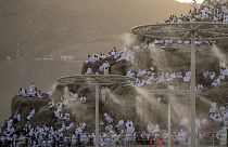 Паломники в долине Арафат, Саудовская Аравия 