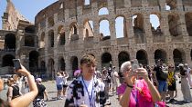 Turisták Rómában