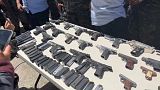 Armas apreendidas em cadeia nas Honduras