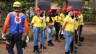 Un grupo de voluntarias en el Amazonas. 