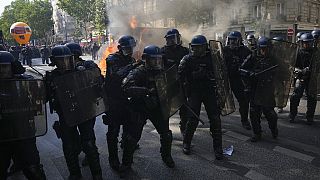 Συγκρούσεις διαδηλωτών και αστυνομίας στο Παρίσι (φώτο αρχείου)