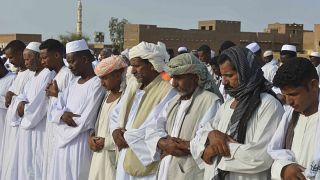 Sudanese gather for Eid-al-Adha prayers in Port Sudan