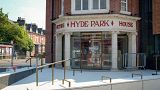 The newly renovated entrance to the Hyde Park Picture House