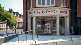 The newly renovated entrance to the Hyde Park Picture House