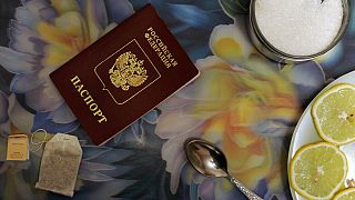 Orosz útlevél egy lakásban - illusztráció