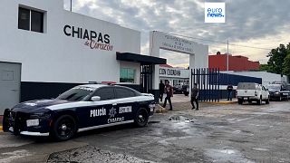 Die betroffene Polizeistation in Tapachula, Mexiko 