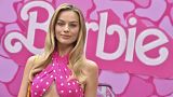 Barbie girl - Margot Robbie poses in pink at a photocall for the upcoming movie