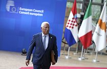 António Costa à chegada ao Conselho Europeu