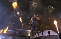 Rammstein frontman Till Lindemann perform in Moscow, 2010