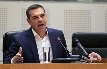 Griechischer Oppositionsführer Alexis Tsipras hat seinen Rücktritt angekündigt
