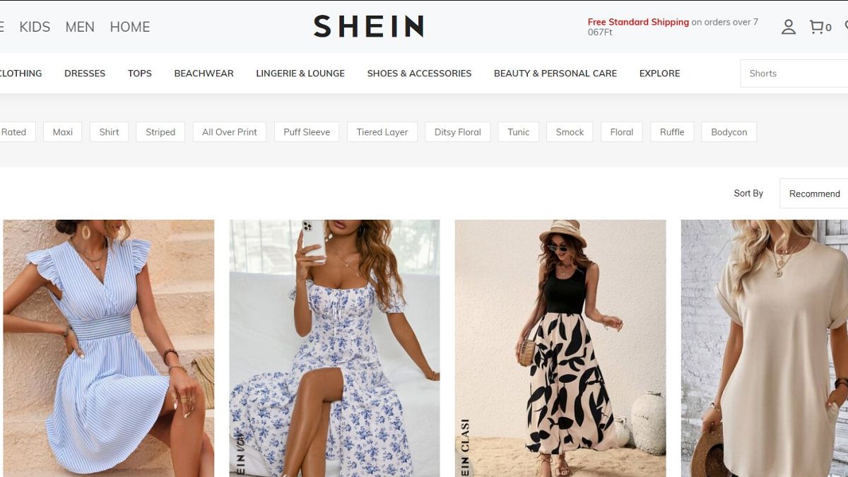 A Shein rendkívül olcsón adja a ruhákat 