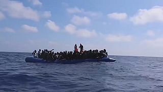 مهاجرون يعبرون البحر الأبيض المتوسط باتجاه أوروبا. 2023/06/28