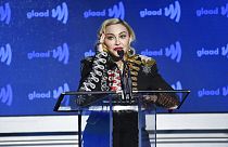 Мадонна на вручении 30-й ежегодной премии GLAAD Media Awards 4 мая 2019 года.