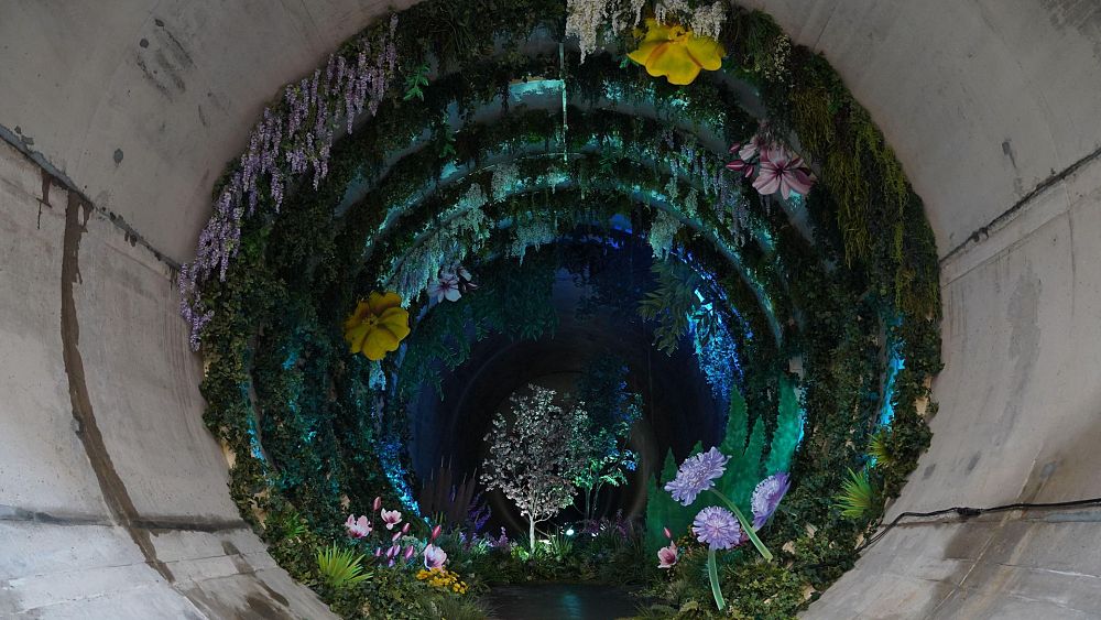 The Loo Gardens: A new art installation in London's sewers