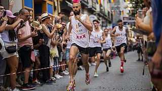 Stöckelschuhrennen ist ein Highlight des Pride-Monats in Madrid