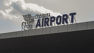 ARCHÍV: a kisinyovi nemzetközi reptér homlokzata 2022. augusztus 16-án