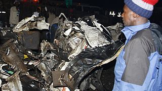 Wreckage of vehicles after the accident Saturday, July 1, 2023. 