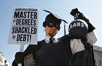 Διαμαρτυρία κατά του βάρους των φοιτητικών χρεών- εικόνα αρχείου