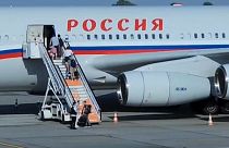 Diplomatas russos deixam a Roménia, sábado 1 de julho 2023.