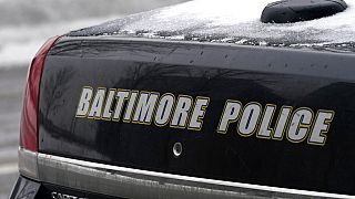 File picture of a Baltimore Police Department vehicle in the United States.