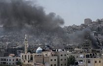  غارة عسكرية إسرائيلية في مدينة  جنين بالضفة الغربية المحتلة.