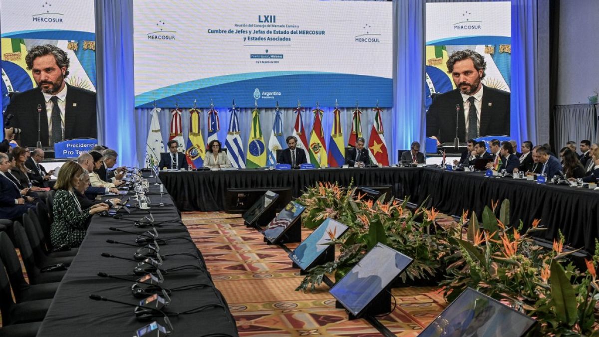 Sommet du Mercosur à Puerto Iguazú, Argentine le 03/07/2023 