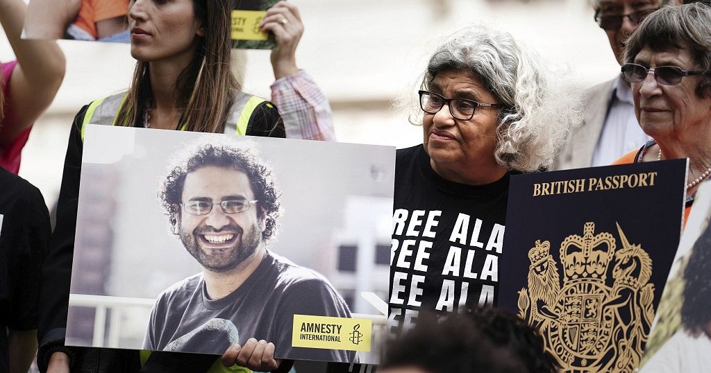 Family of jailed British-Egyptian activist lead vigil to demand his release - Vimarsana News