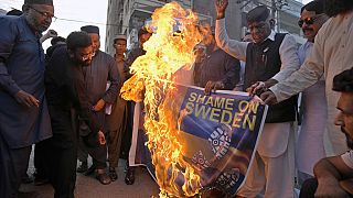 İsveç'te Kuran-ı Kerim yakılması, Pakistan'da protesto edilmişti
