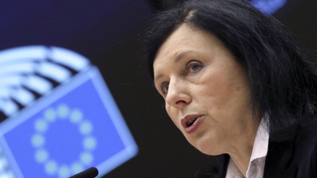Vera Jourová, az Európai Bizottság alelnöke 