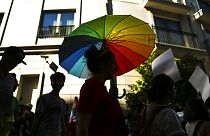 The Istanbul Pride March, in support of LGBTQ+ rights, has been banned by the Istanbul Municipalitiy since 2015.