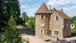 The castle of Couches in the Bourgogne-Franche-Comté region of central-eastern France.