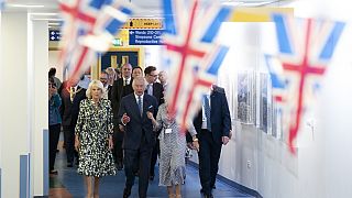 Le roi et la reine ont participé au 75e anniversaire de la NHS à la Royal Infirmary of Edinburgh