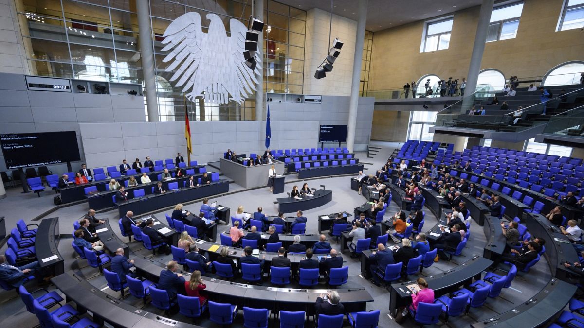 Ülésezik a Bundestag - fotónk illusztráció