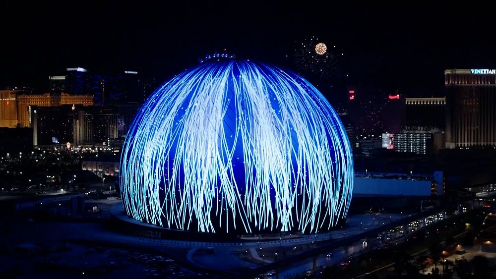 VIDEO Watch World's biggest LED sphere showers Las Vegas with
