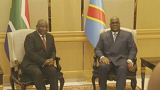 South African president in Kinshasa to discuss security and trade