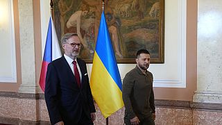 الرئيس الأوكراني في تشيكيا