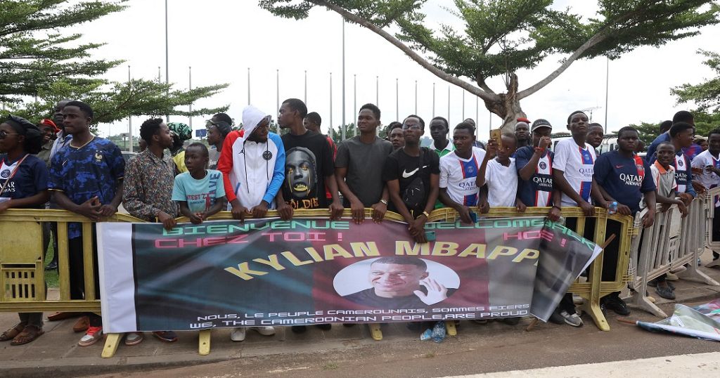 Cameroonian PSG fans ecstatic as they welcome star Kylian Mbappé