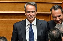 رئيس الوزراء اليوناني كيرياكوس ميتسوتاكيس 