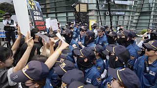 احتجاجات في اليابان على تفريغ المحطة في المحيط