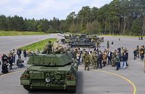 A Bundeswehr klietzi bázisa, ahol ukrán katonákat is kiképeznek