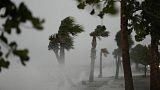 Waves crash on the shoreline along the Jensen Beach Causeway, as conditions deteriorate with the approach of Hurricane Nicole in 2022. Waves crash on the shoreline along the Jensen Beach Causeway, as conditions deteriorate with the approach of Hurricane Nicole in 2022.
