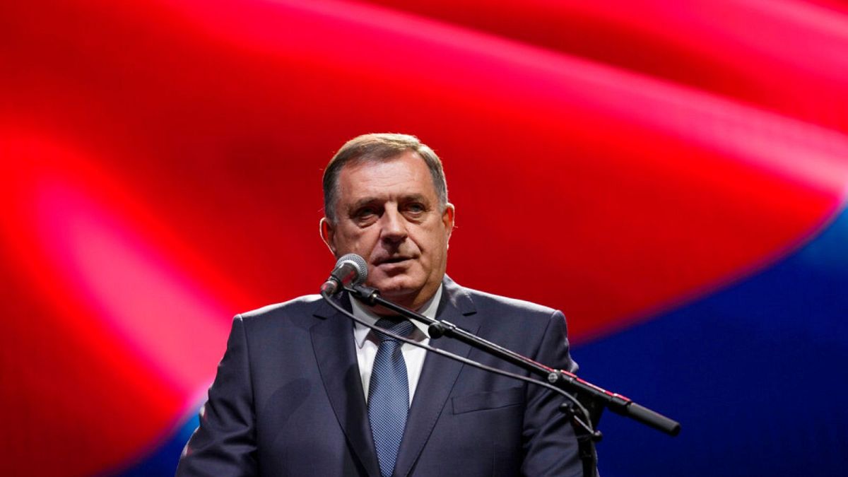 Bosnian Serb leader Milorad Dodik