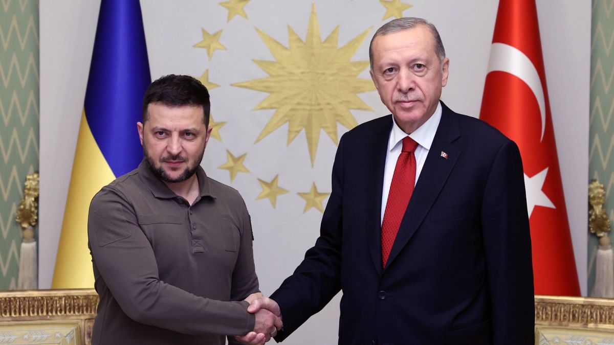 Cumhurbaşkanı Erdoğan, Zelensky'yi Vahdettin Köşkü'nde kabul etti
