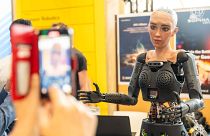 The world's first robot Innovation Ambassador for the United Nations Development Programme Sophia, attended the AI for Good Summit in Geneva in July 2023.