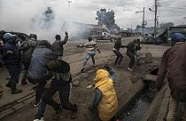 Tear gas fired on opposition convoy as Kenyans stage protests